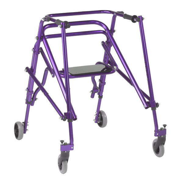 Inspired By Drive Nimbo 2G Lightweight Posterior Walker w/ Seat, Large, Wizard Purple ka4200s-2gwp